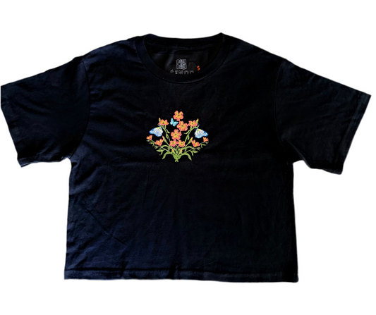 Étnod butterfly crop top