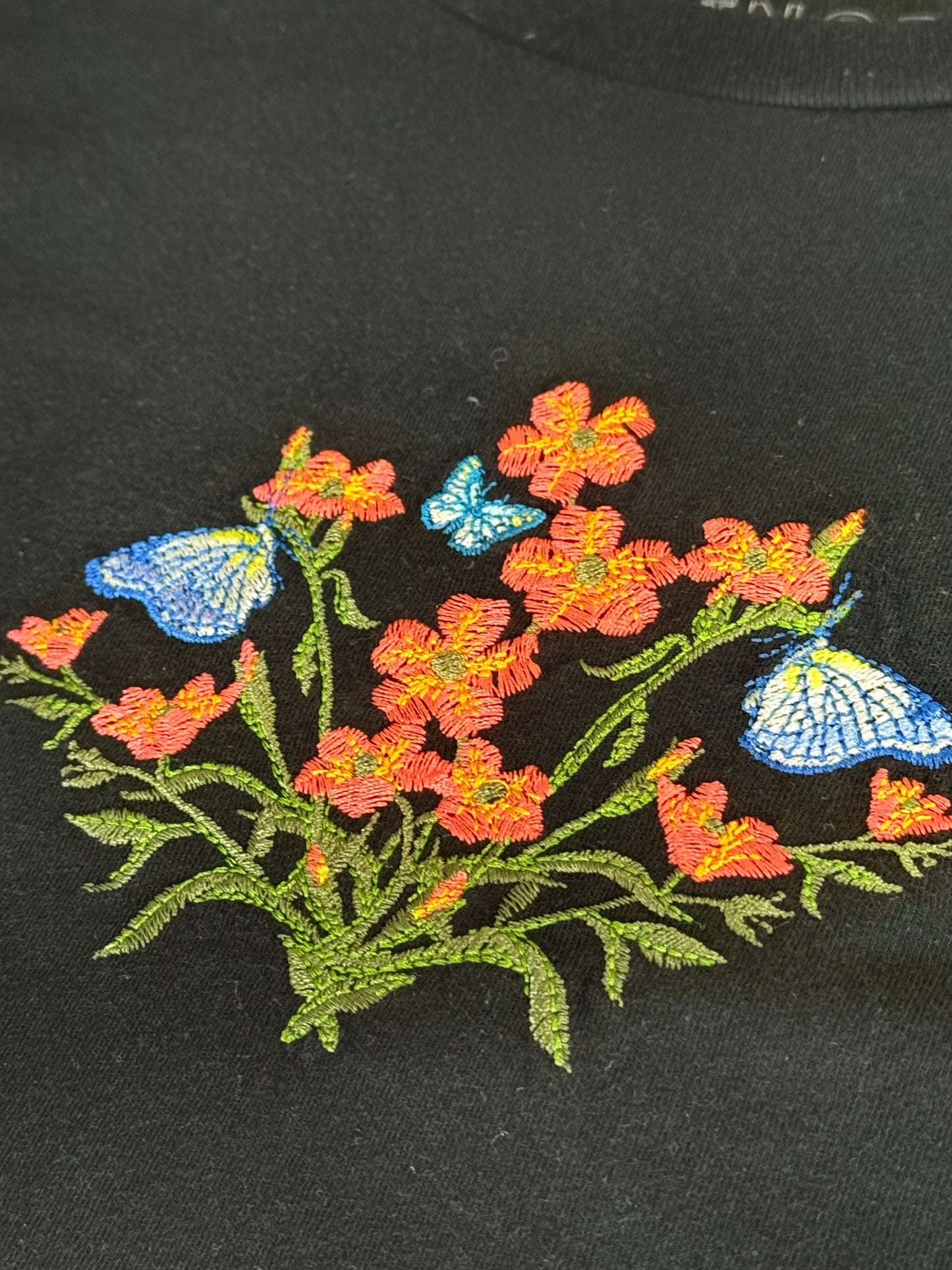 Étnod butterfly crop top