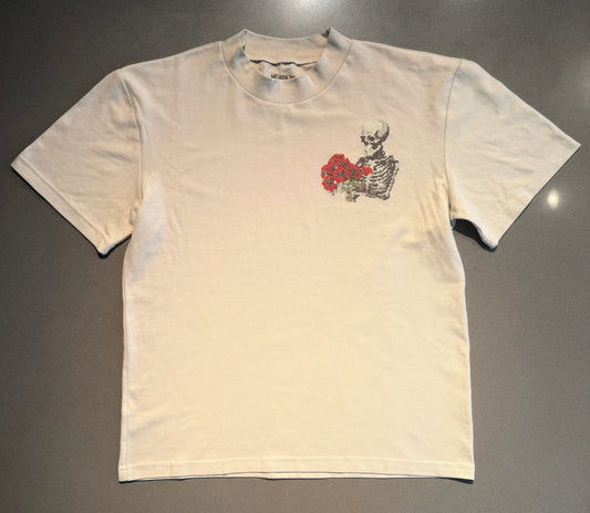 ML Skull heart mock neck T-shirt