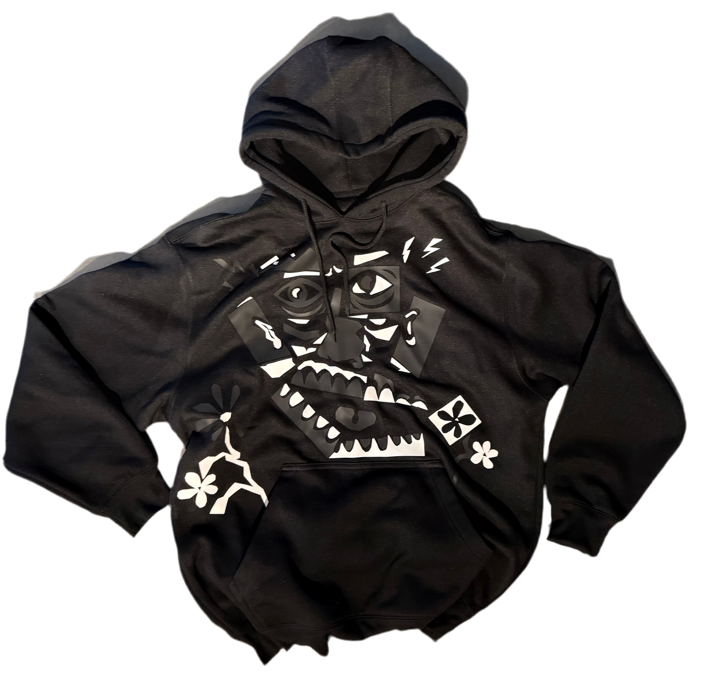 ML Abstract bite hoodie