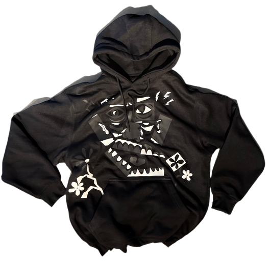 ML Abstract bite hoodie